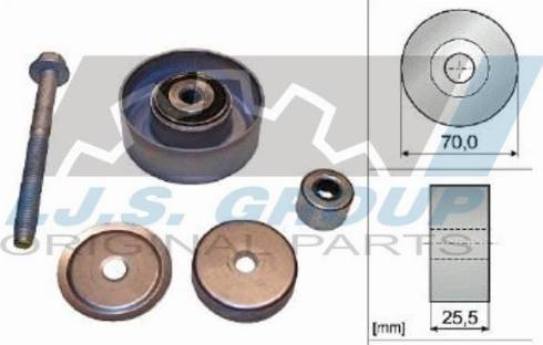 IJS GROUP 93-2149 - Ролик, поликлиновый ремень abcparts.ee
