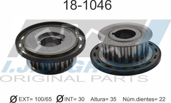 IJS GROUP 18-1046 - Шестерня коленвала abcparts.ee