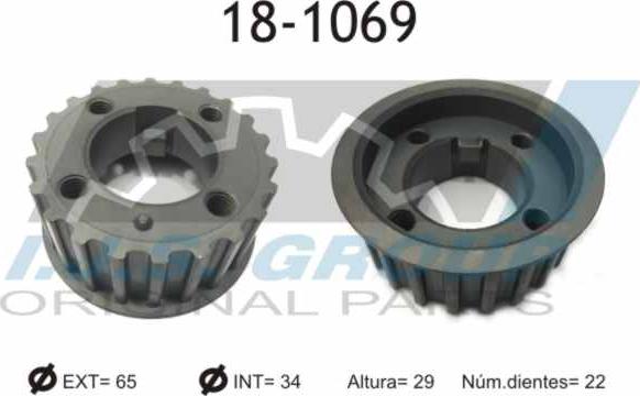 IJS GROUP 18-1069 - Шестерня коленвала abcparts.ee