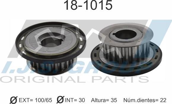 IJS GROUP 18-1015 - Шестерня коленвала abcparts.ee