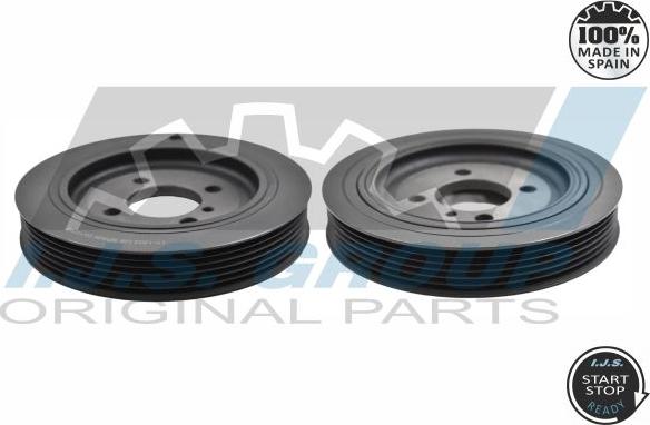 IJS GROUP 17-1303 - Шкив коленчатого вала abcparts.ee