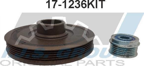 IJS GROUP 17-1236KIT - Шкив коленчатого вала abcparts.ee