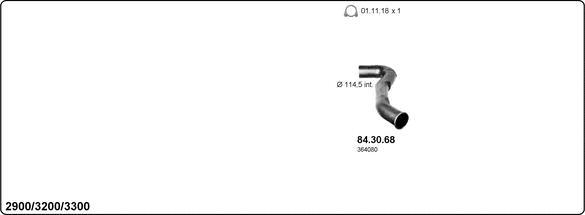 Imasaf 516000002 - Система выпуска ОГ abcparts.ee