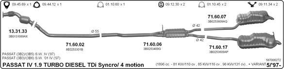 Imasaf 587000272 - Система выпуска ОГ abcparts.ee