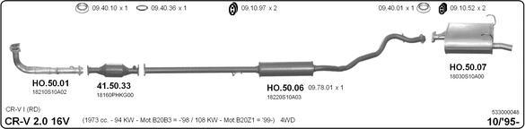 Imasaf 533000048 - Система выпуска ОГ abcparts.ee