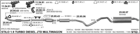 Imasaf 524000274 - Система выпуска ОГ abcparts.ee