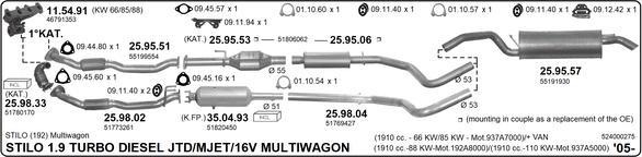 Imasaf 524000275 - Система выпуска ОГ abcparts.ee
