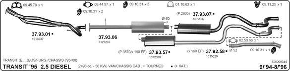 Imasaf 525000344 - Система выпуска ОГ abcparts.ee