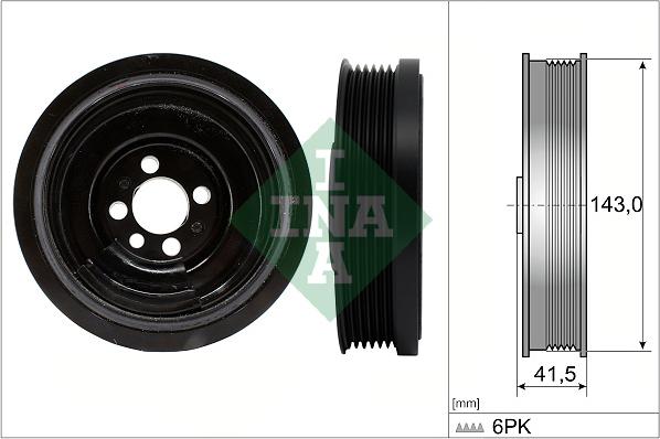 INA 544 0182 10 - Шкив коленчатого вала abcparts.ee