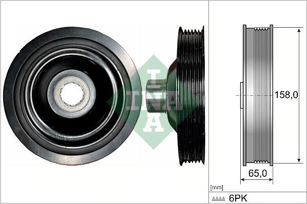 INA 544 0175 10 - Шкив коленчатого вала abcparts.ee
