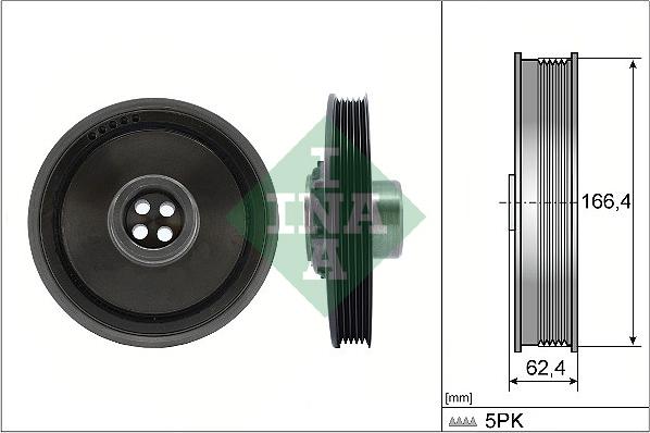 INA 544 0171 10 - Шкив коленчатого вала abcparts.ee