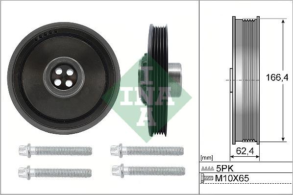 INA 544 0171 20 - Шкив коленчатого вала abcparts.ee