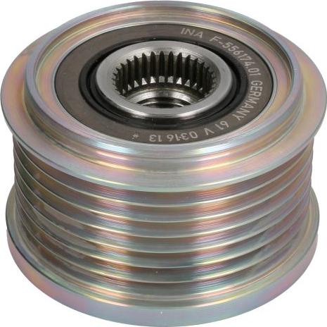 INA 535 0128 10 - Шкив генератора, муфта abcparts.ee