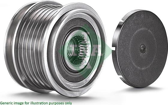 INA 535 0360 10 - Шкив генератора, муфта abcparts.ee