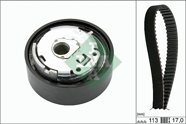 INA 530 0663 10 - Комплект зубчатого ремня ГРМ abcparts.ee