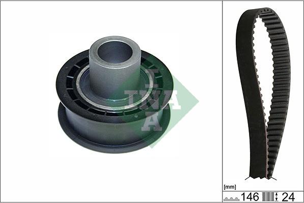 INA 530 0020 10 - Комплект зубчатого ремня ГРМ abcparts.ee