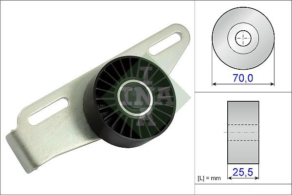 INA 531 0868 10 - Ролик, поликлиновый ремень abcparts.ee