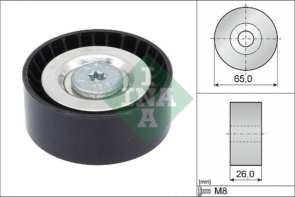 INA 532 0571 10 - Ролик, поликлиновый ремень abcparts.ee