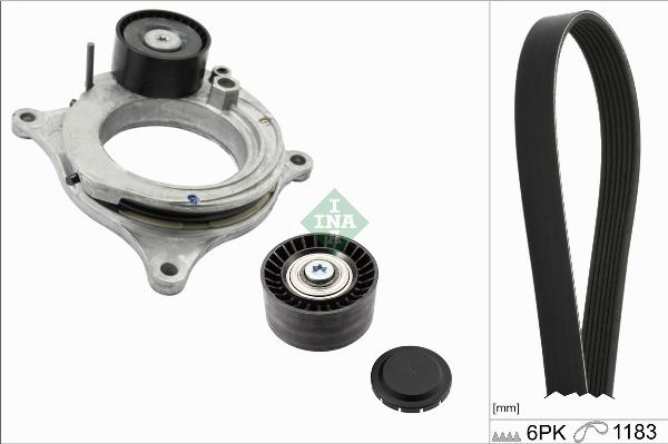INA 529 0595 10 - Поликлиновый ременный комплект abcparts.ee