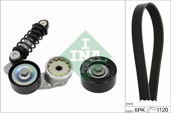 INA 529 0546 10 - Поликлиновый ременный комплект abcparts.ee