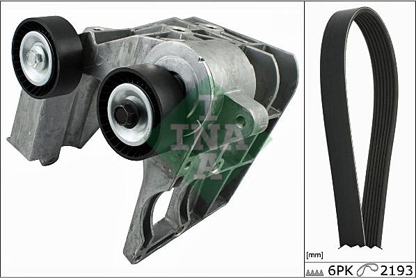 INA 529 0067 10 - Поликлиновый ременный комплект abcparts.ee