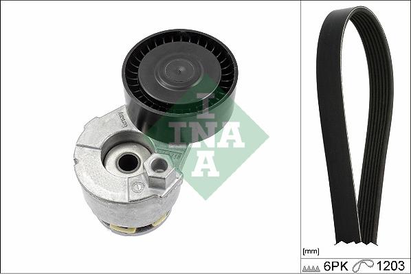 INA 529 0009 10 - Поликлиновый ременный комплект abcparts.ee