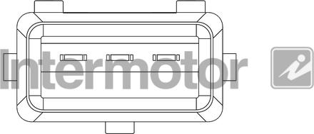 INTERMOTOR 19464-M - Датчик потока, массы воздуха abcparts.ee