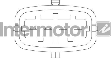 INTERMOTOR 19784 - Датчик потока, массы воздуха abcparts.ee