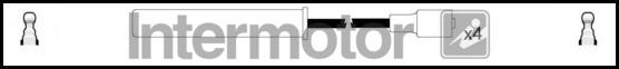 INTERMOTOR 83727 - Комплект проводов зажигания abcparts.ee