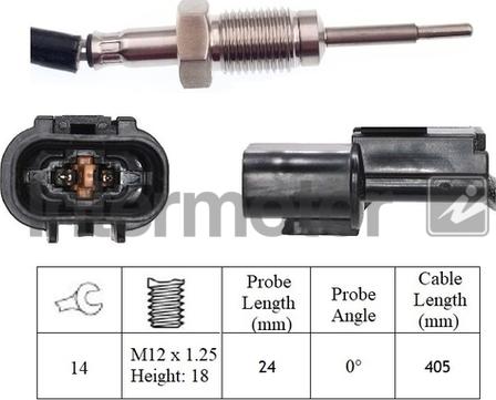 INTERMOTOR 27429 - Датчик, температура выхлопных газов abcparts.ee