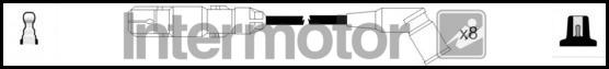 INTERMOTOR 76155 - Комплект проводов зажигания abcparts.ee