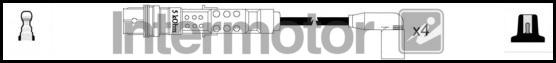 INTERMOTOR 76137 - Комплект проводов зажигания abcparts.ee