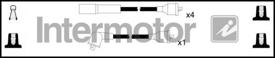 INTERMOTOR 73900 - Комплект проводов зажигания abcparts.ee