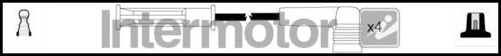 INTERMOTOR 73978 - Комплект проводов зажигания abcparts.ee