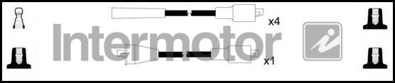 INTERMOTOR 73469 - Комплект проводов зажигания abcparts.ee