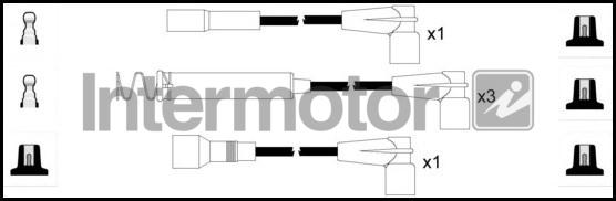 INTERMOTOR 73031 - Комплект проводов зажигания abcparts.ee