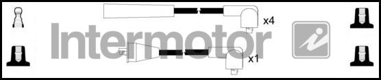 INTERMOTOR 73372 - Комплект проводов зажигания abcparts.ee