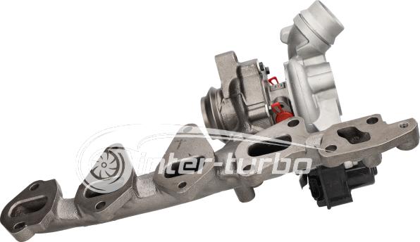 INTER-TURBO IT-49180-04310 - Турбина, компрессор abcparts.ee