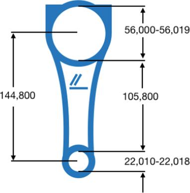 IPSA CO007000 - Шатун abcparts.ee