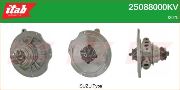ITAB AUTOMOTIVE 25088000KV - Картридж турбины, группа корпуса компрессора abcparts.ee