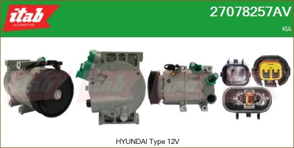 ITAB AUTOMOTIVE 27078257AV - Компрессор кондиционера abcparts.ee