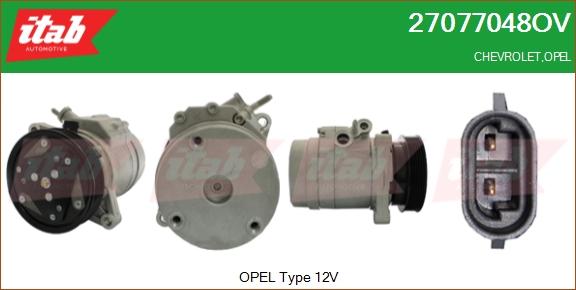 ITAB AUTOMOTIVE 27077048OV - Компрессор кондиционера abcparts.ee