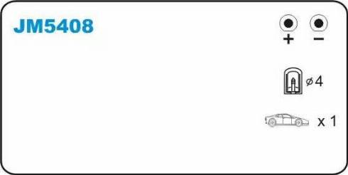 Janmor JM5408 - Катушка зажигания abcparts.ee