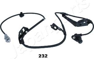 Japanparts ABS-232 - ABS датчик, частота вращения колеса abcparts.ee