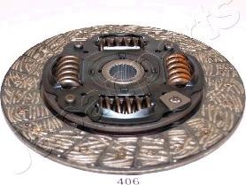 Japanparts DF-406 - Диск сцепления, фрикцион abcparts.ee