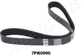 Japanparts DV-7PK0990 - Поликлиновой ремень abcparts.ee