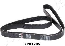 Japanparts DV-7PK1705 - Поликлиновой ремень abcparts.ee