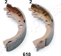 Japanparts GF-618AF - Комплект тормозных колодок, барабанные abcparts.ee