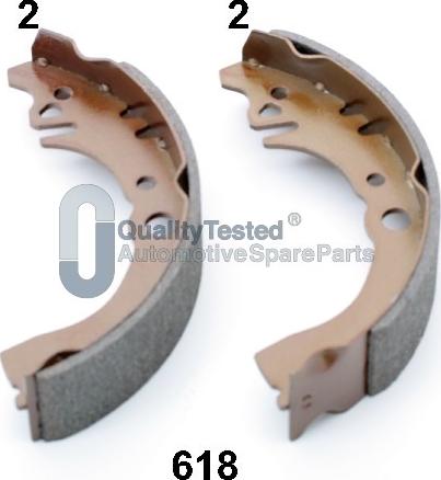 Japanparts GF618JM - Комплект тормозных колодок, барабанные abcparts.ee