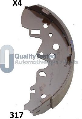 Japanparts GF317JM - Комплект тормозных колодок, барабанные abcparts.ee